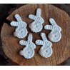 Szydełkowe zajączki 5szt