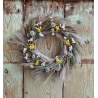 Wianek naturalny boho